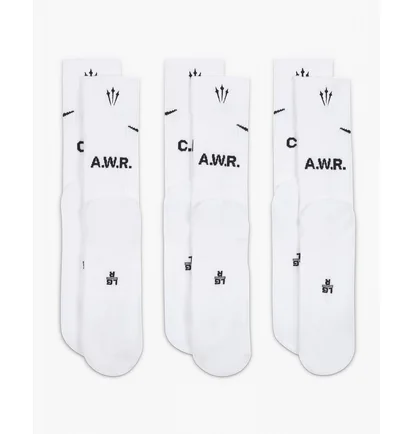 Шкарпетки унісекс Nike Nocta White (3 пари) Dd9240-100