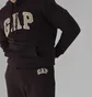 Худі чоловіче Gap Logo Hoodie Tiktok Brown 546844341