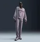 Світшот жіночий Nike W Nsw Phnx Flc Oos Logo Crew Violet FV7674-226