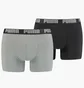 Трусы мужские Puma Basic Boxer (2 шт) Black/Grey 906823-05