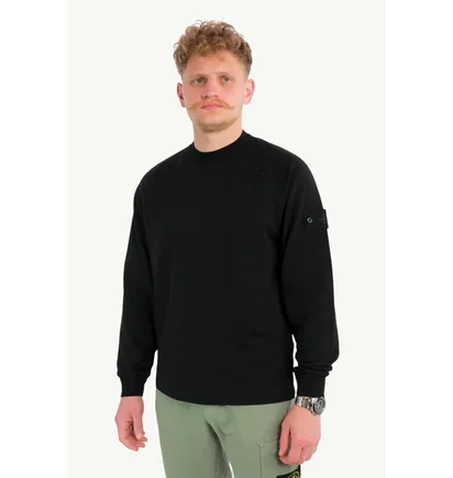 Світшот чоловічий Stone Island Patch Crewneck Black L1S156100064S00F3-V0029