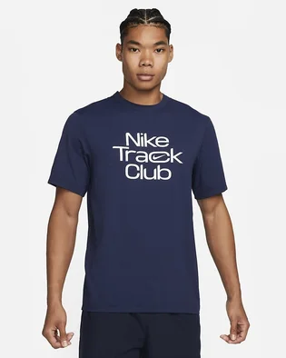 Футболка чоловіча Nike Dri-Fit Track Club Blue FB5512-410