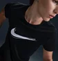 Футболка женская Nike One Swsh Hbr Dri-Fit Ss Black HJ2204-010
