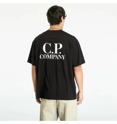 Футболка мужская C.P. Company 30/1. Black 19CMTS103A-005100W-999