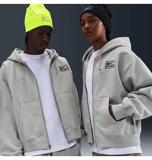 Толстовка унисекс Nike X Stussy Fleece Grey FJ9181-050
