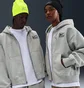 Толстовка унисекс Nike X Stussy Fleece Grey FJ9181-050