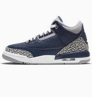 Кросівки дитячі Air Jordan 3 Retro Georgetown Blue 398614-401