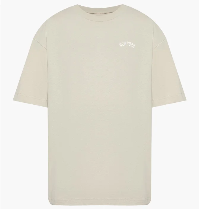 Футболка унисекс 47 Brand New York Yankees Postered Beige 656855F5-FS