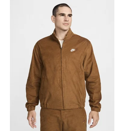 Олімпійка чоловіча Nike Sportswear Club Corduroy Harrington Jacket Brown FZ0631-281