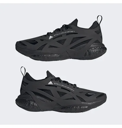 Кроссовки женские Adidas By Stella Mccartney Solarglide Running Shoes Black Hq5961