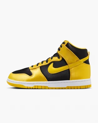Кроссовки женские Nike Dunk High Shoes Yellow/Black FN4216-001