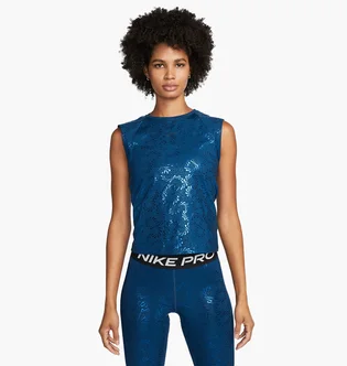 Майка женская Nike Pro Dri-Fit Blue DQ6174-460