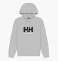 Худи мужское Helly Hansen Hh Logo Grey 54582-949
