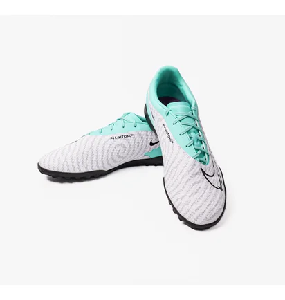 Сороконіжки унісекс Nike Phantom Gx Academy Tf White/Turquoise DD9477-300