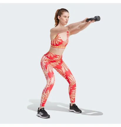 Леггинсы женские Adidas X Farm Rio 7/8 Leggings Red IQ4509