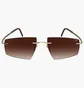 Сонцезахисні окуляри Silhouette Brown/Gold 8747-6720