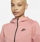 Женская толстовка Nike Sportswear Tech Fleece Windrunner WomenS Full-Zip Hoodie Pink FB8338-618