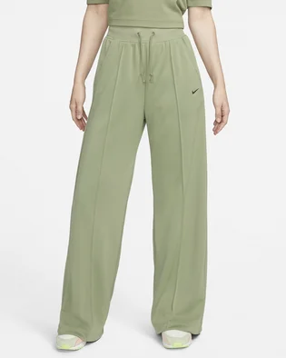 Штани жіночі Nike Sportswear Essential High-Waisted Wide-Leg Pants Green FB8490-386