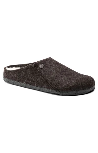 Тапочки жіночі Birkenstock Zermatt Shearling Wool Felt Slippers Brown 1016571