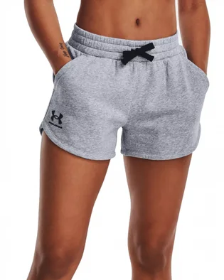 Шорты женские Under Armour Rival Fleece Grey 1376257-035