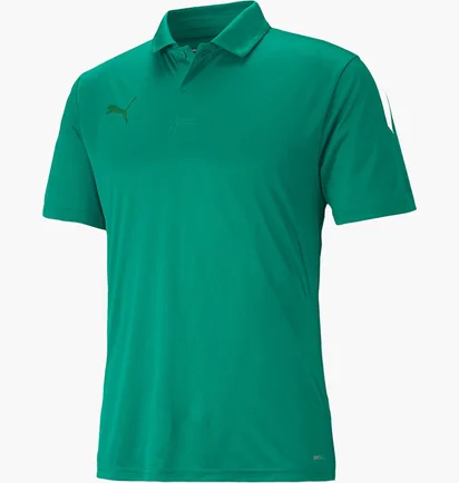 Олимпийка мужская Puma Shirt Teamliga Sideline Polo Green 657257-05