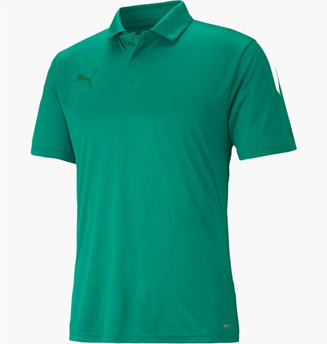 Олимпийка мужская Puma Shirt Teamliga Sideline Polo Green 657257-05