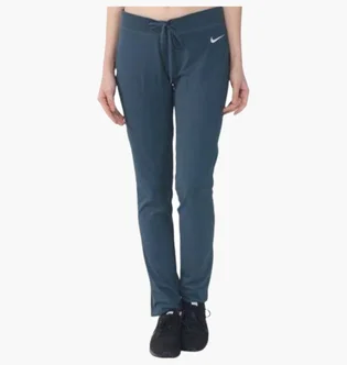 Штани жіночі Nike Wmns Jersey Pant Open Hem Jsy Blue 614920-464
