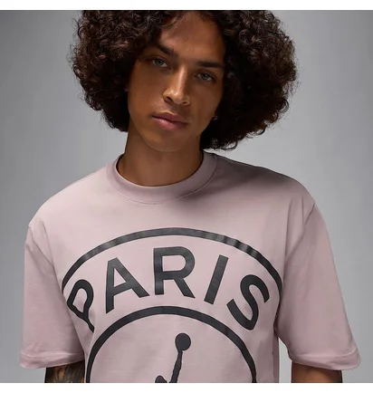Футболка мужская Air Jordan Psg Ss Logo Pink HV3411-627