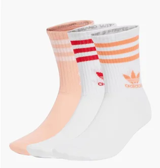 Носки женские Adidas White/Peach (3 пары) JI9472