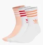 Шкарпетки жіночі Adidas White/Peach (3 пари) JI9472