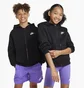 Толстовка детская Nike Nsw Club Flc Fz Black FD3004-010