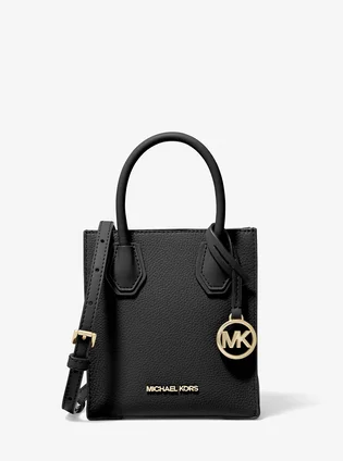 Сумка жіноча Michael Kors Mercer Extra-Small Pebbled Leather Crossbody Bag Black 35S1GM9T0L-BLACK-18323