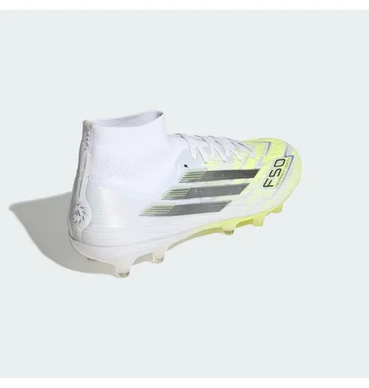 Бутсы женские Adidas F50 Sparkfusion Pro Mid Cut Fg/Ag White/Multi JR8954