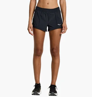Шорти жіночі Saucony Outpace 3 Short Black 800422-BK