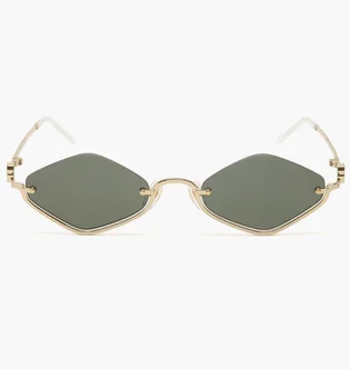 Солнцезащитные очки женские GUCCI Green/Gold GG1604S-001-53