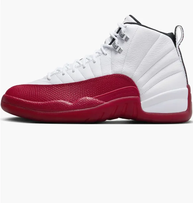 Кроссовки мужские Air Jordan 12 Retro Cherry White/Red CT8013-116