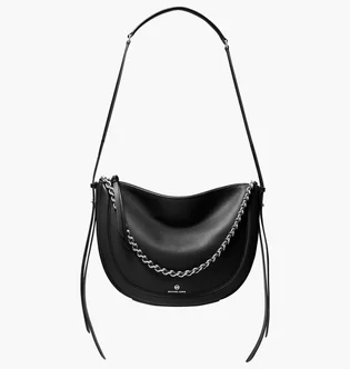 Сумка женская Michael Kors Jagger Large Pebbled Leather Messenger Bag Black 30S0S1JM9L-BLACK-8431