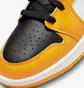 Кроссовки детские Nike Air Jordan 1 Mid Taxi (Gs) Yellow/White 554725-701
