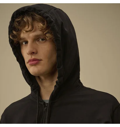 Куртка мужская C.P. Company Full-Zip Light Fleece Black 20CMSS081A-002246G-999