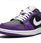 Кросівки чоловічі Air Jordan 1 Low Violet/Black 553558-501
