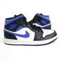Кроссовки мужские Air Jordan 1 Mid White/Black 554724-140