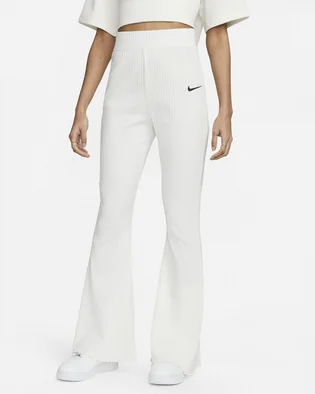 Штани жіночі Nike Sportswear WomenS High-Waisted Ribbed Jersey Pants White DV7868-133