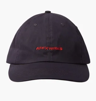 Кепка чоловіча AFFXWRKS Logo Embroidery Black SS23AC05-1
