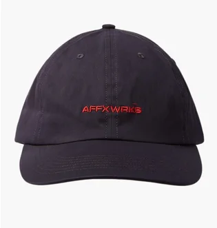 Кепка мужская AFFXWRKS Logo Embroidery Black SS23AC05-1