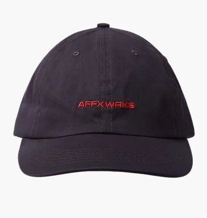 Кепка мужская AFFXWRKS Logo Embroidery Black SS23AC05-1