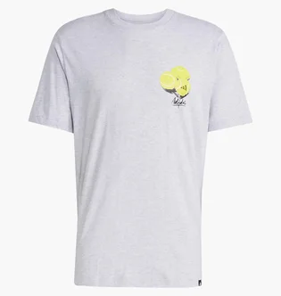 Футболка мужская Adidas Lounge Still Life Lemons Graphic Grey JJ3960