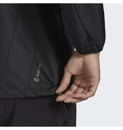 Вітровка жіноча Adidas Own The Run Hooded Running Windbreaker Black H59271
