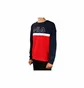 Свитшот мужской Fila Men Laurus Crew Sweat Black/Red 683182R69