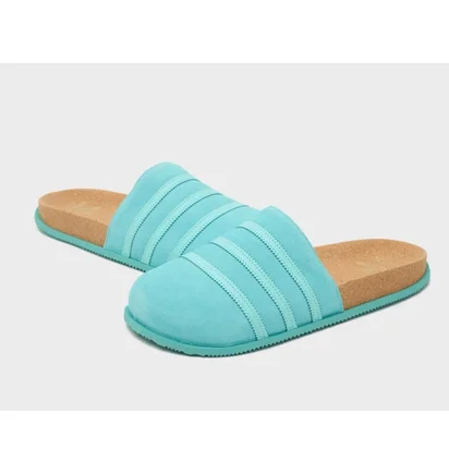 Тапочки мужские Adidas Originals Adimule Lea Slides Light Blue GY2554