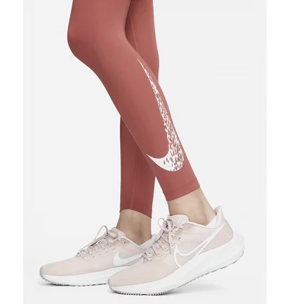 Легінси жіночі Nike Swoosh Run Peach DM7767-691